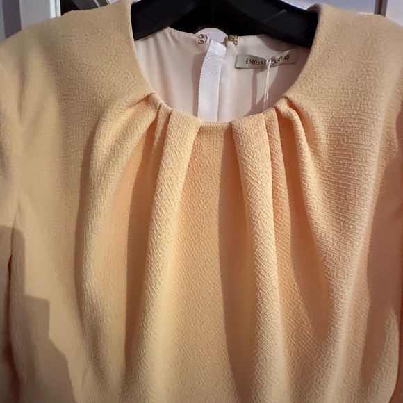 Emilia Wickstead Dresses Emilia Wickstead Belgium Yellow Midi Dress